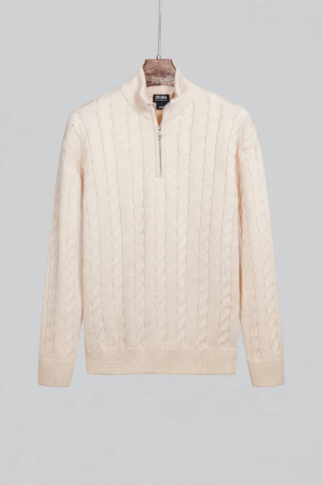 ZEGNA QUARTER ZIPPER  \ 2483
