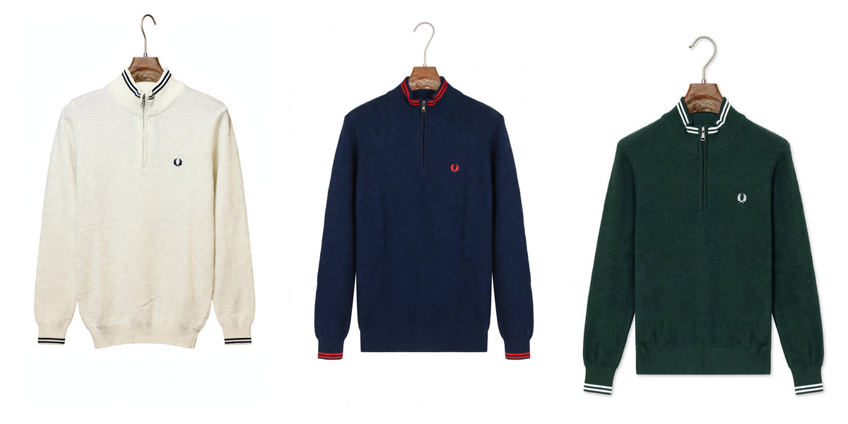 FRED PERRY QUARTER ZIPPER \ 2548