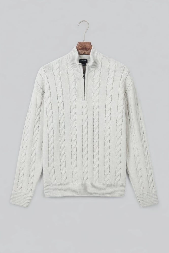 ZEGNA QUARTER ZIPPER  \ 2483