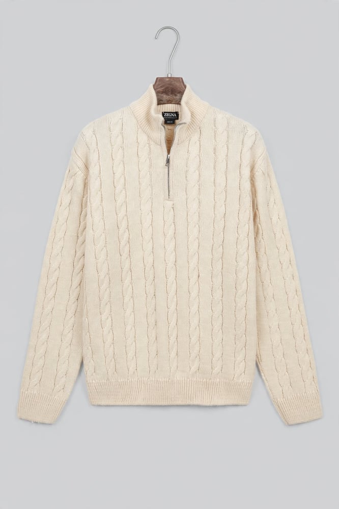 ZEGNA QUARTER ZIPPER  \ 2483
